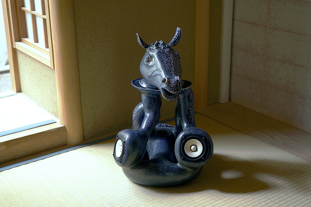 期間限定】《干支物☆縁起物展 2025》山田浩之 CAVE340 #80 Blue Horse