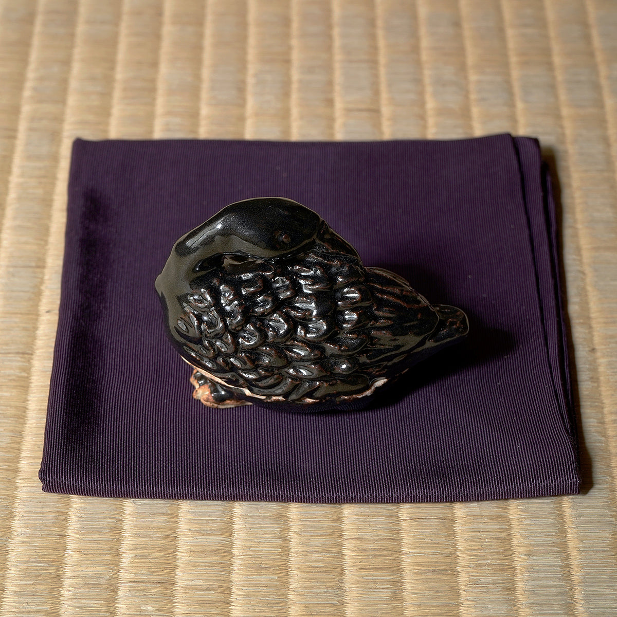 津田友子 香合「水鳥」（g-310） TSDTI101 – 白白庵（PAKUPAKUAN）