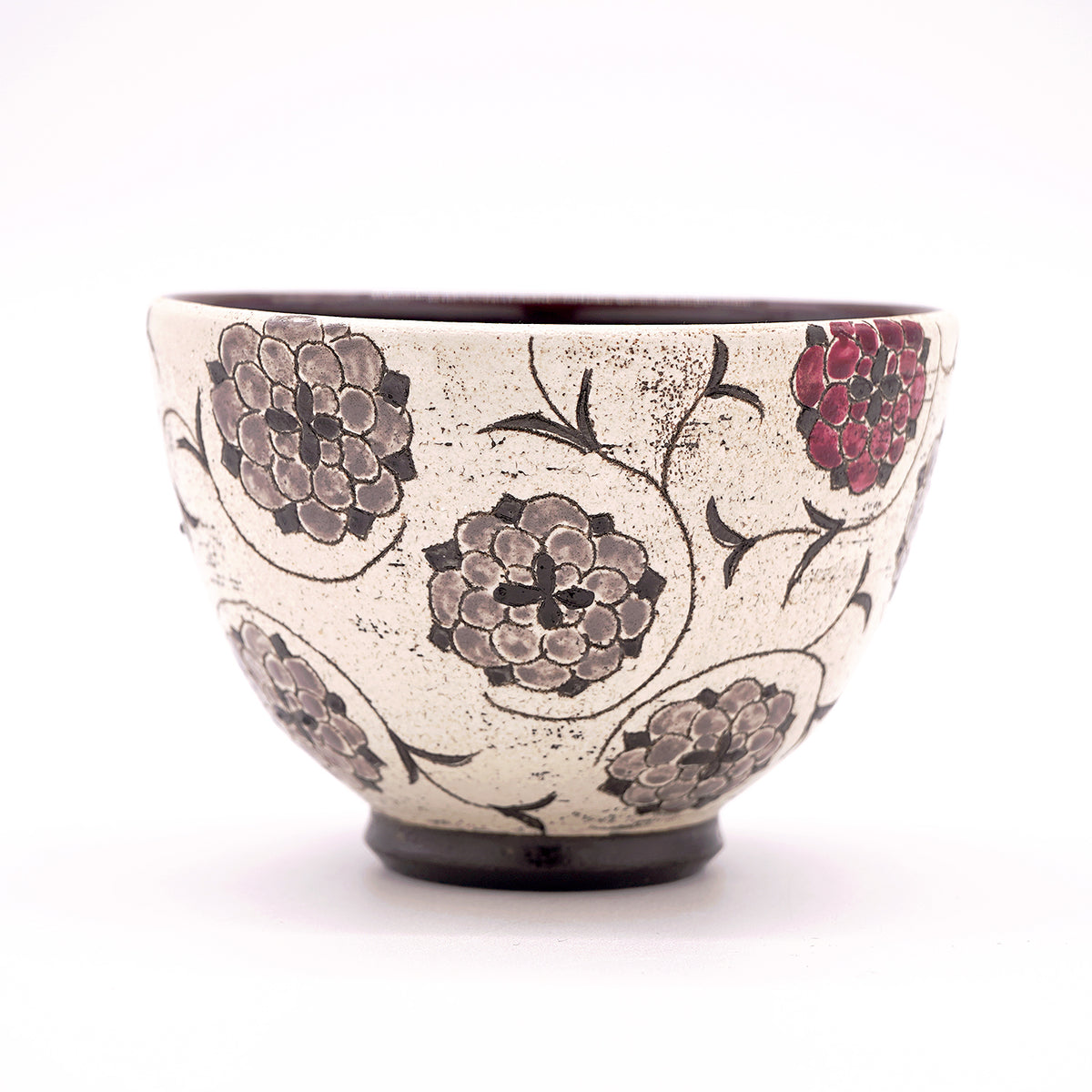 期間限定】《Life with the Bloom》伊藤千穂 茶碗「アラベスクダリア