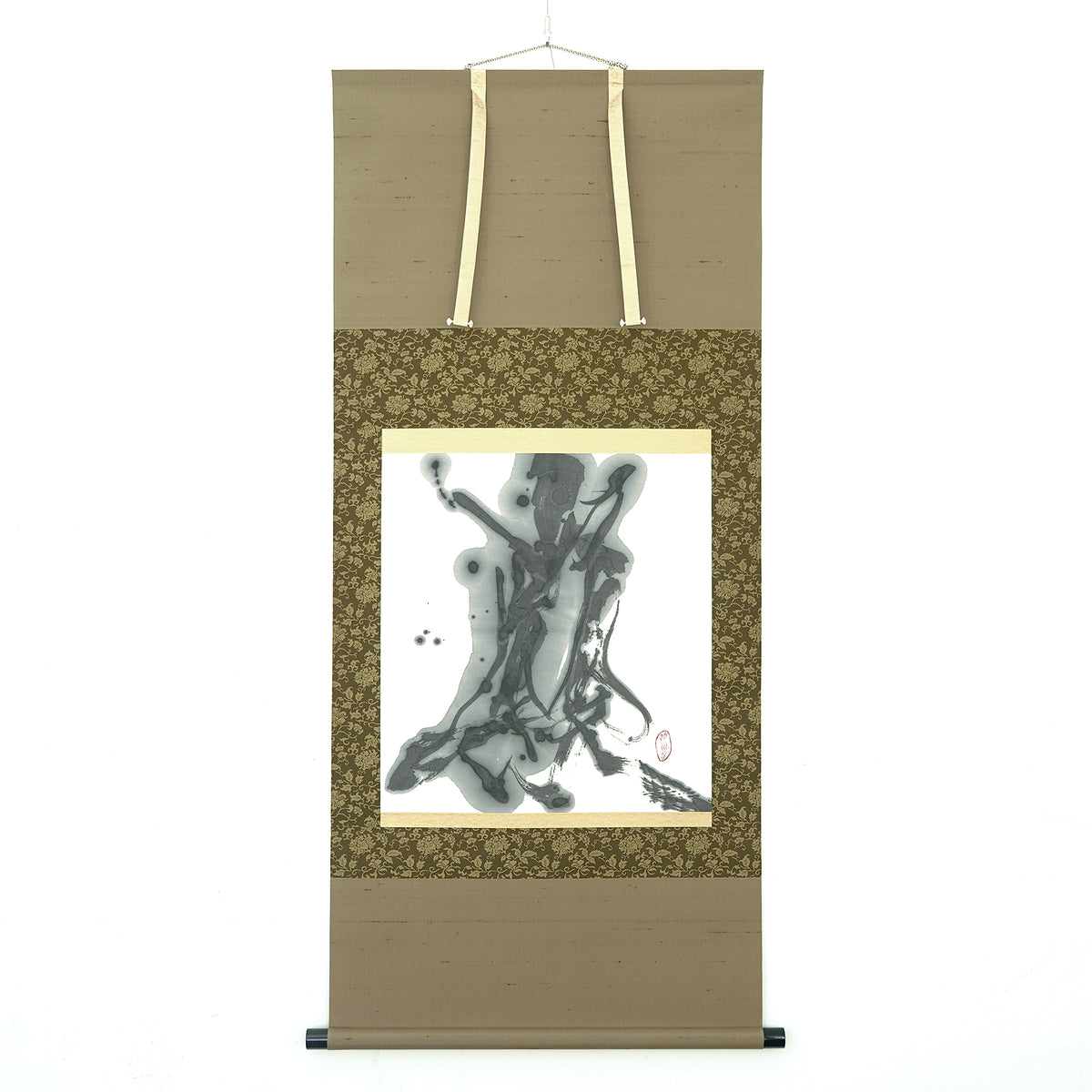 期間限定】《紅白茶湯初め2026》白石雪妃 掛軸「頂」 SISNKJ001 – 白白