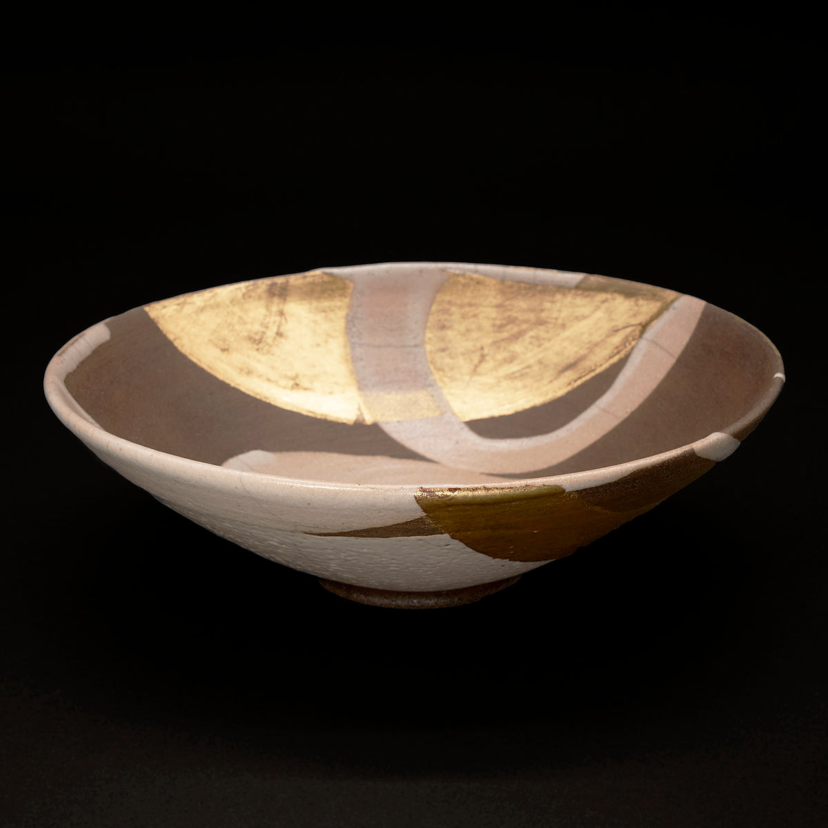菱田賢治 金彩陶漆鉢 HSDPL009P – 白白庵（PAKUPAKUAN）