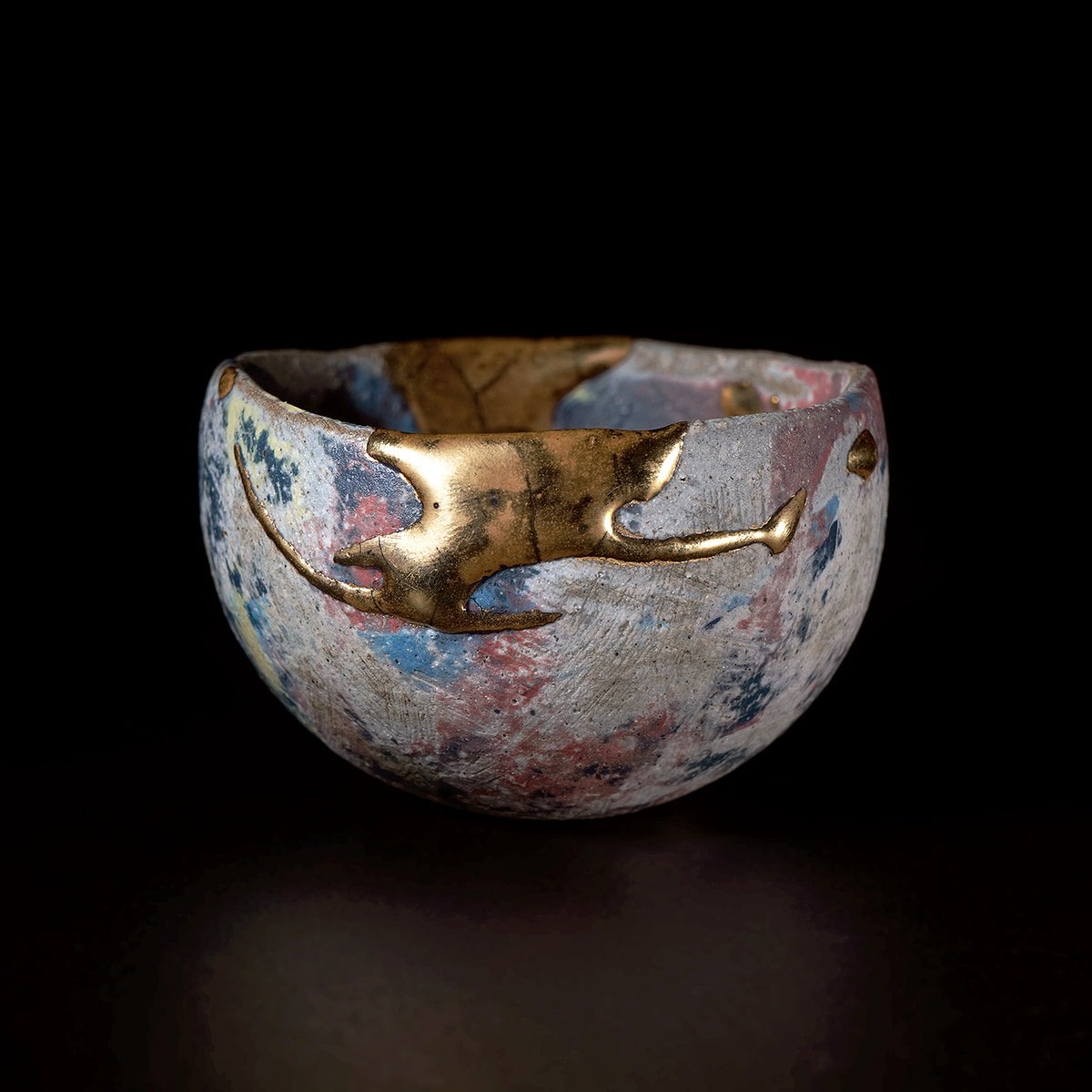 富田啓之 虹色金彩ボウルぐい呑 TMTGN170P – 白白庵（PAKUPAKUAN）