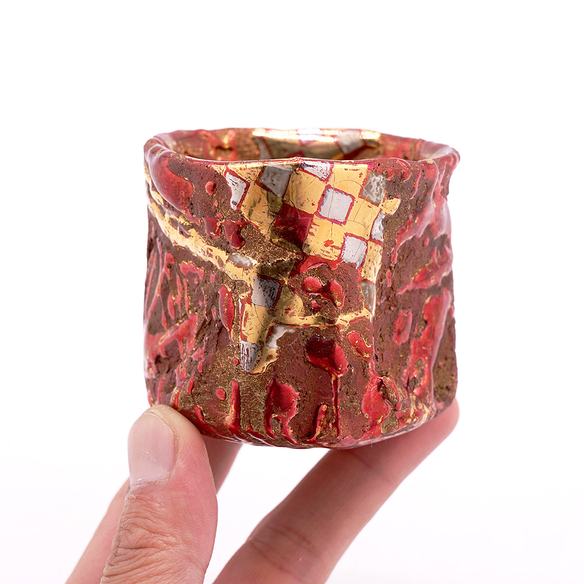 富田啓之 陽光彩ぐい呑 TMTGN172P – 白白庵（PAKUPAKUAN）