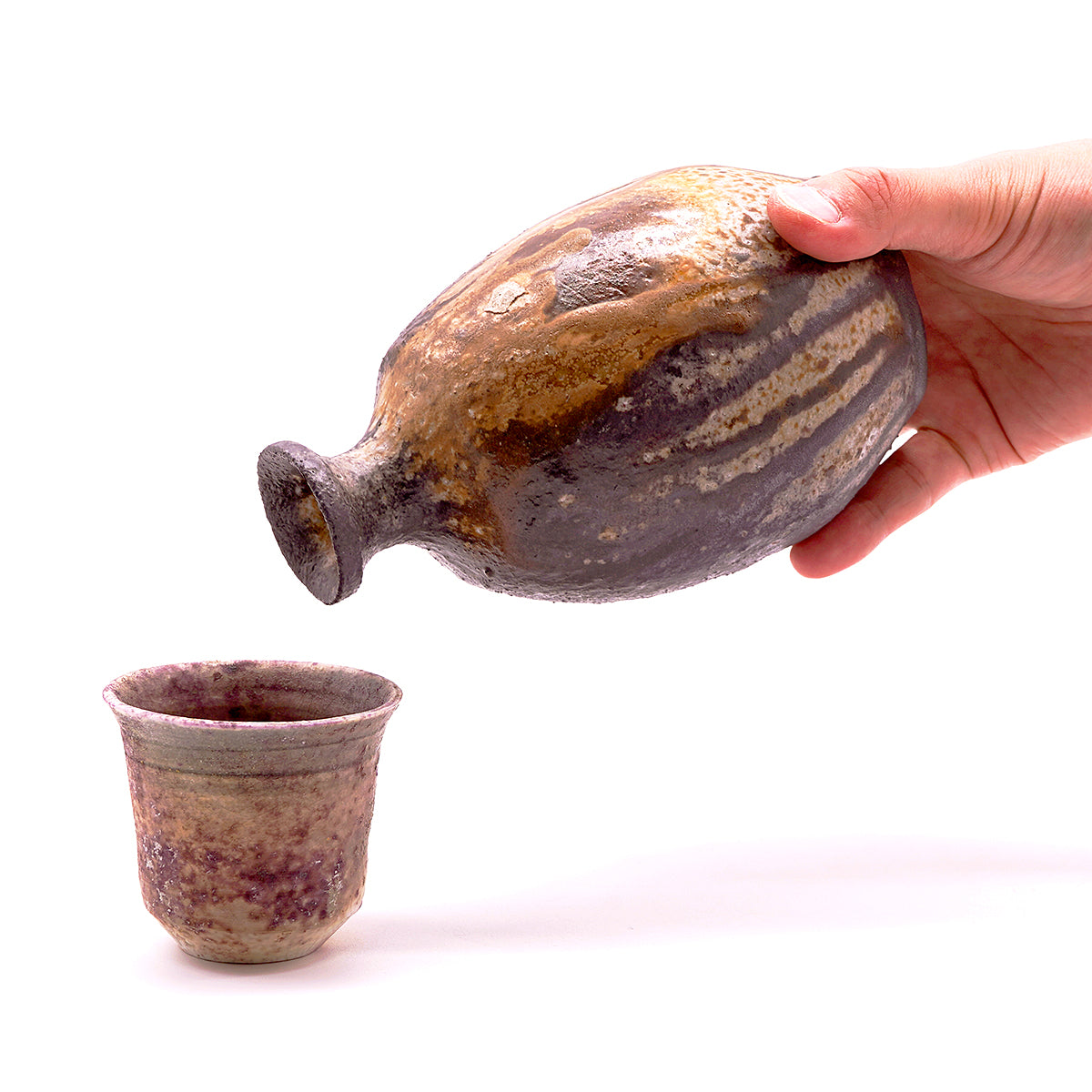 星野聖 備前 芋徳利 HSNSK001P – 白白庵（PAKUPAKUAN）