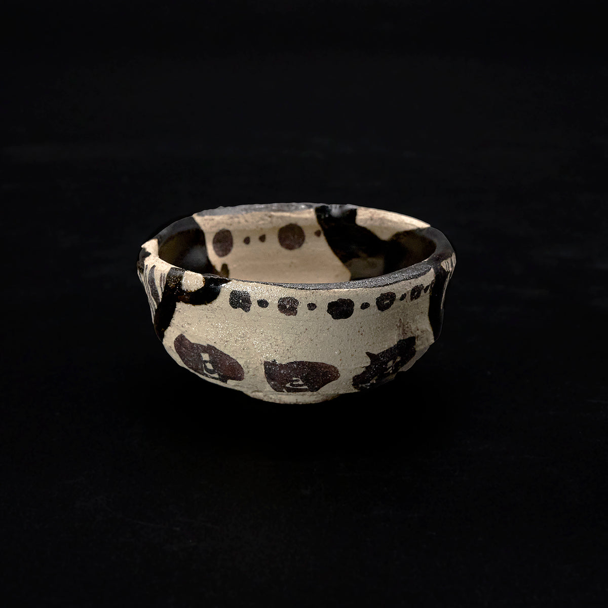 期間限定】《恋する酒呑童子2026》寺田鉄平 黒織部ぐい吞 TRDRGN006