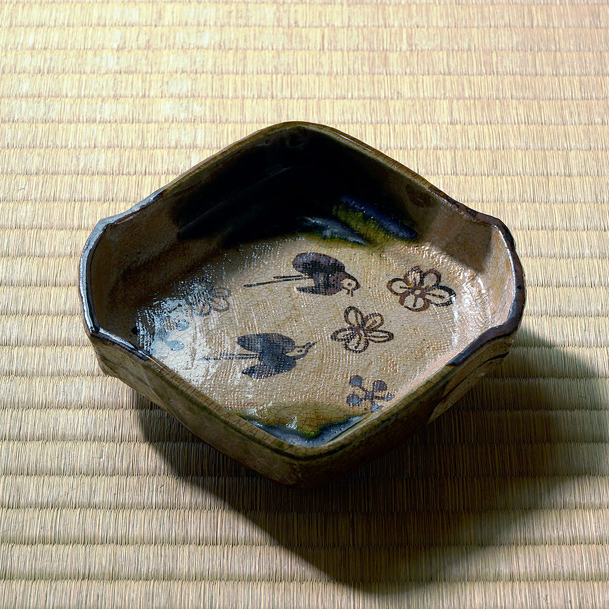 寺田鉄平 織部千鳥文向付 TRDPL033 – 白白庵（PAKUPAKUAN）