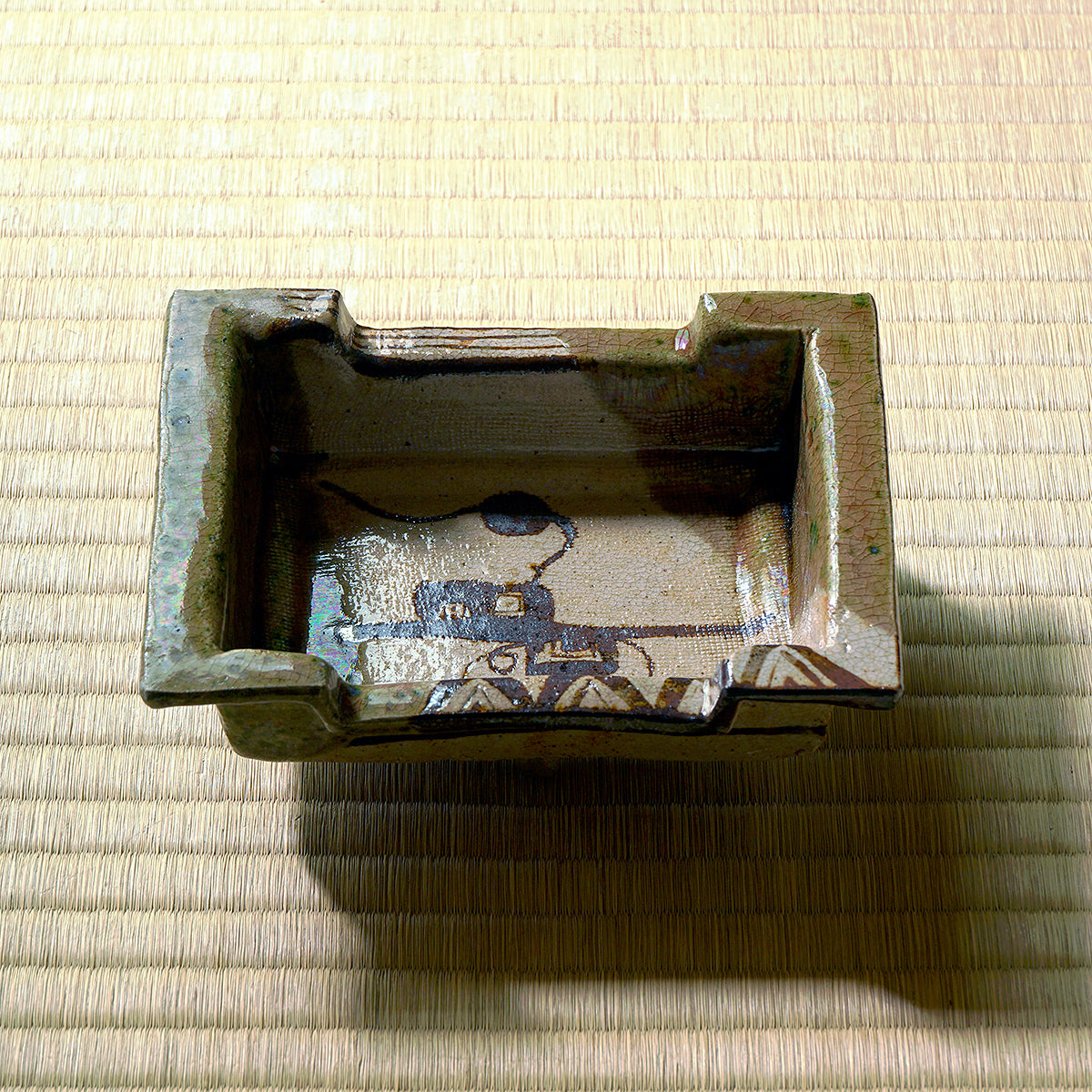 寺田鉄平 織部田楽皿形向付 TRDPL039 – 白白庵（PAKUPAKUAN）