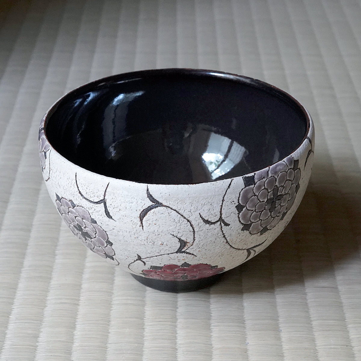 伊藤千穂 アラベスクダリア茶碗 ITCTB005 – 白白庵（PAKUPAKUAN）