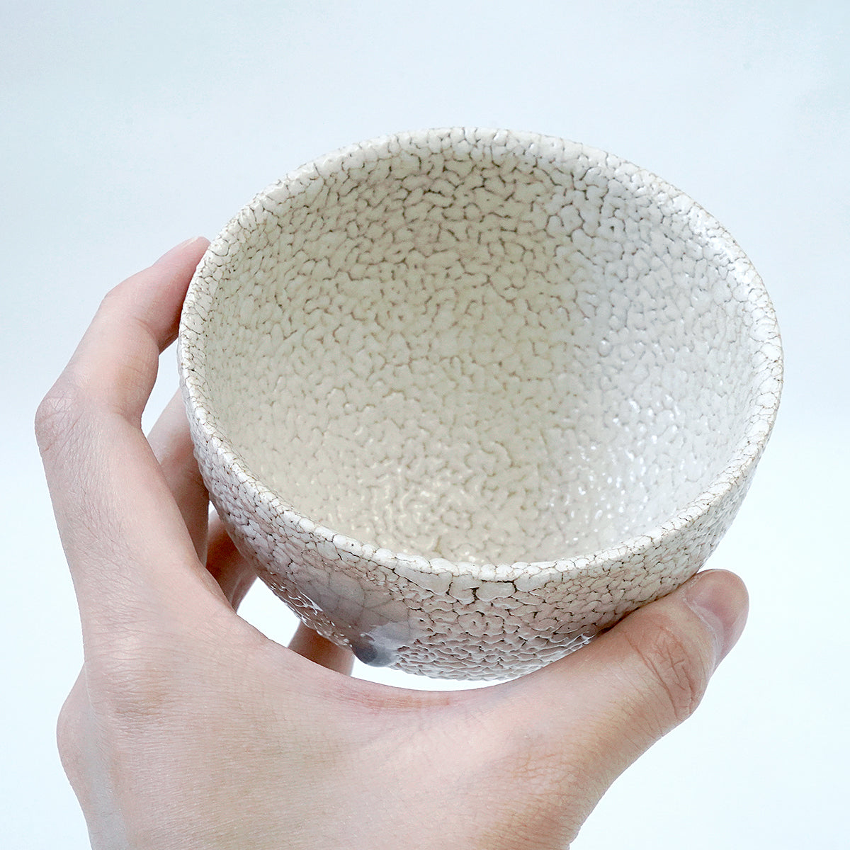 伊藤千穂　白梅花皮　金継ぎ　激レア　抹茶茶碗　茶道 ITO ハンドメイド・手芸 伊藤千穂 白梅花皮 金継ぎ 激レア 抹茶茶碗 茶道