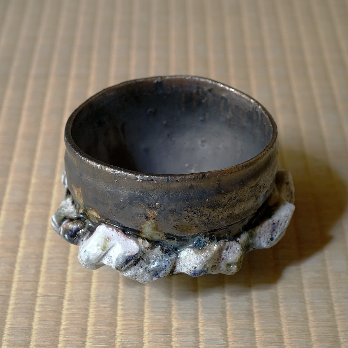 木ノ戸久仁子　稀晶石茶盌　KNKTB076