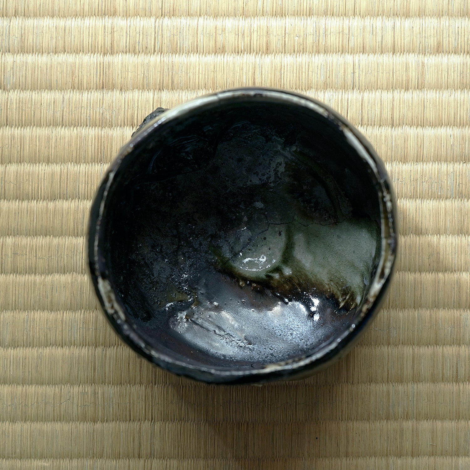 篠原希　信楽引出黒茶碗　SHNTB022P