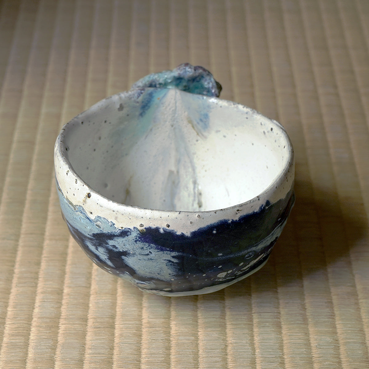 木ノ戸久仁子　稀晶石茶盌　KNKTB073