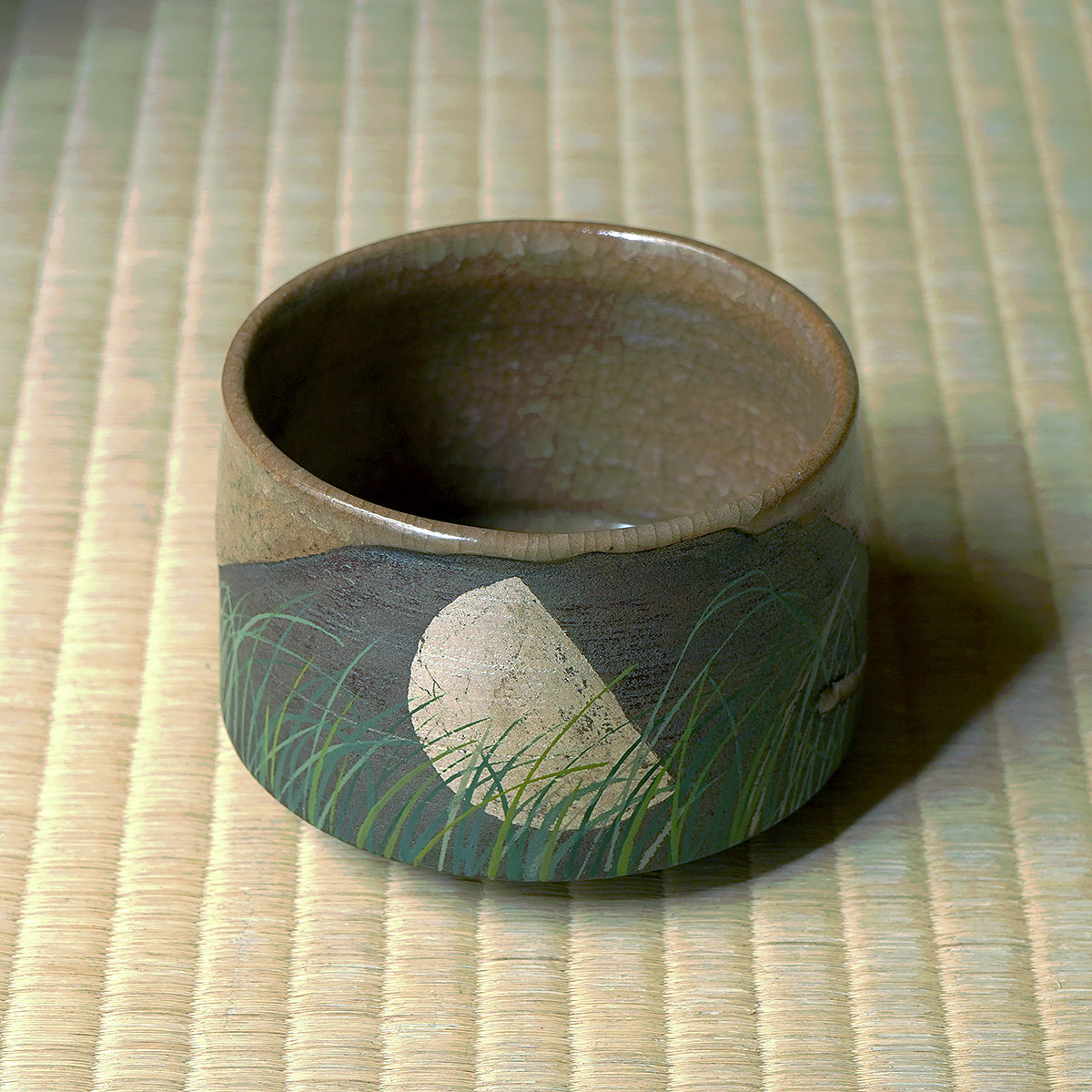 菱田賢治　月夜図茶碗　HSDTB039P