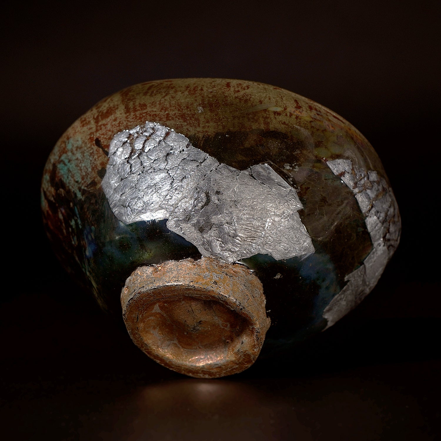 奥島圭二　玻璃髹漆盌箔押　OKKTB003P