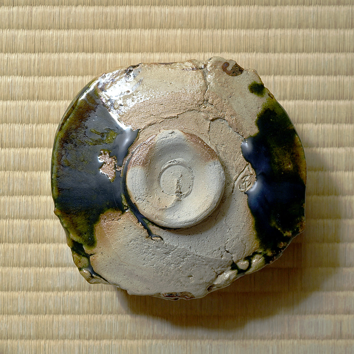 寺田鉄平　織部茶盌　TRDTB136