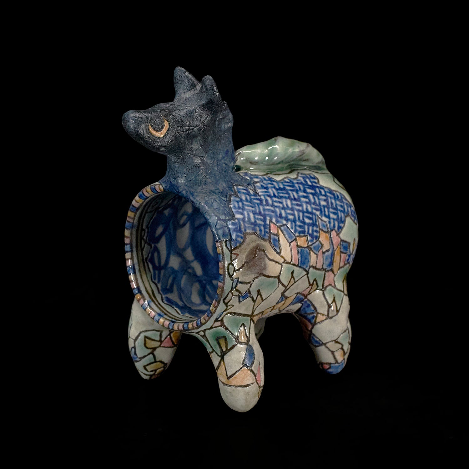 期間限定】《恋する酒呑童子2026》小孫哲太郎 馬形馬目紋酒呑器