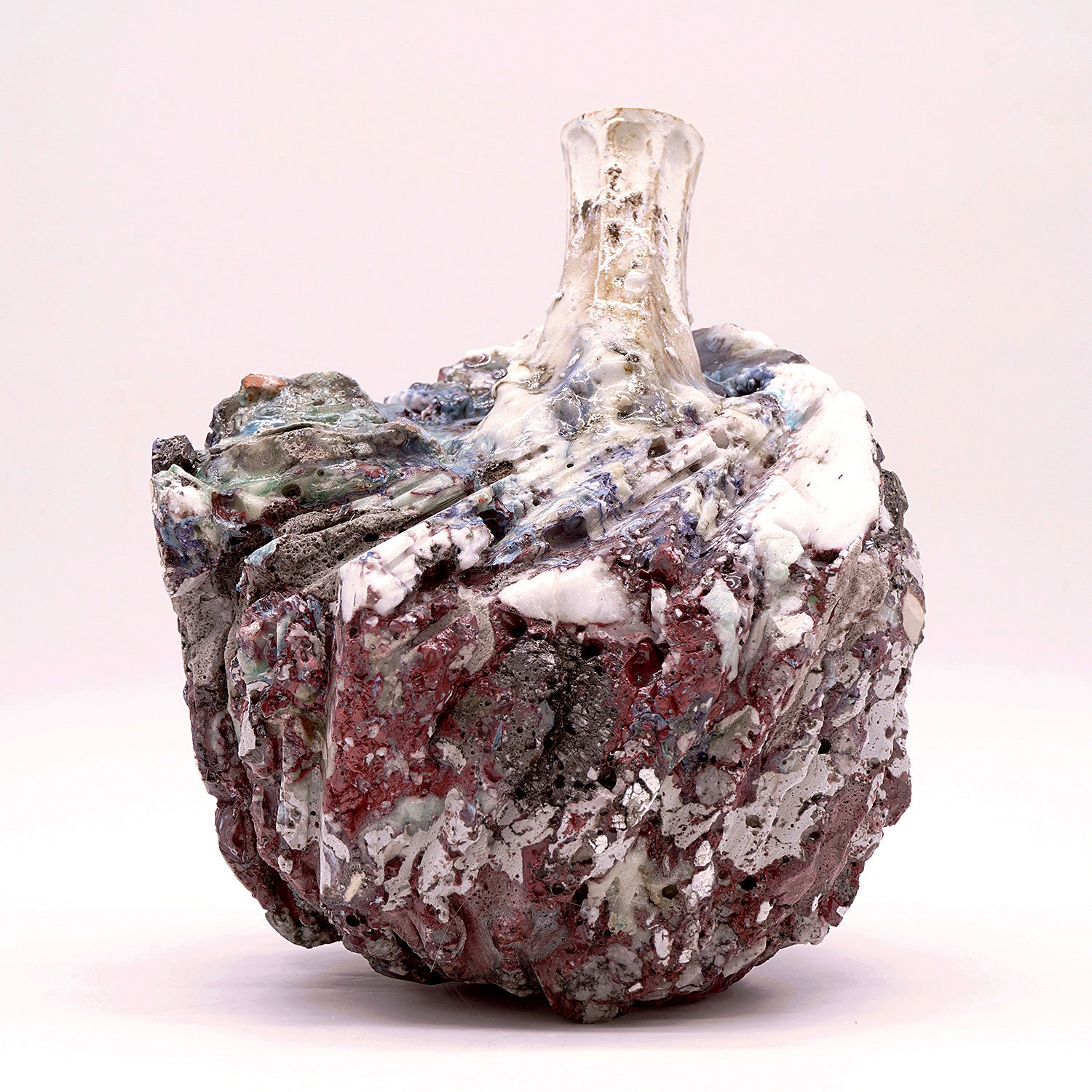 木ノ戸久仁子　稀晶石花器　KNKFV038