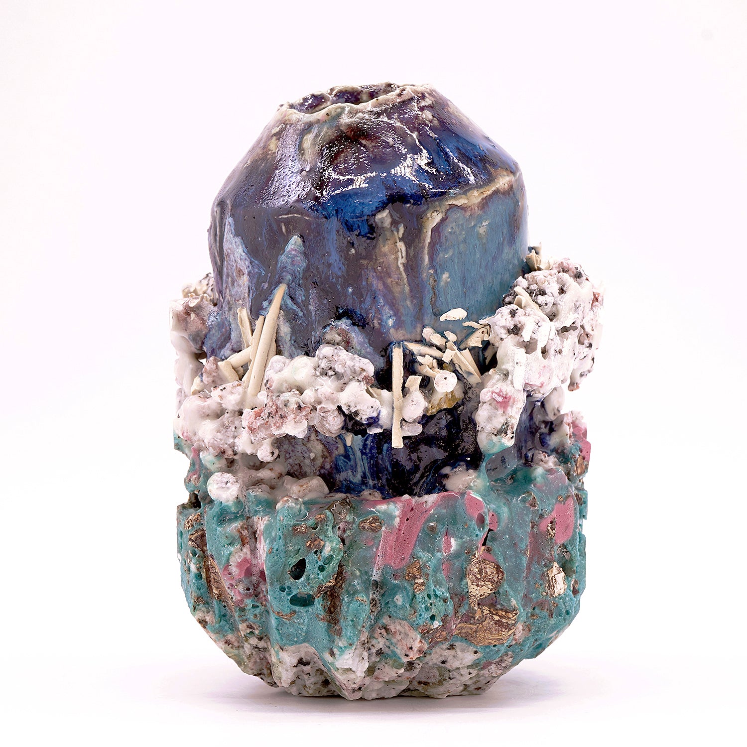 木ノ戸久仁子　稀晶石花器　KNKFV041