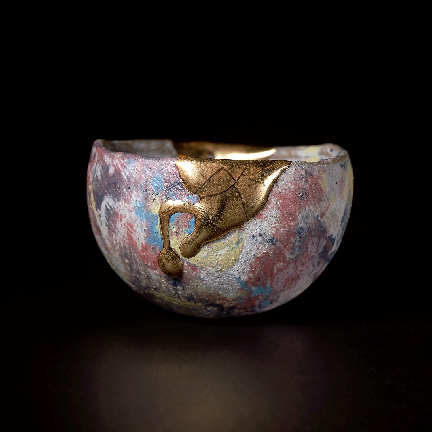 富田啓之 虹色金彩ボウルぐい呑 TMTGN170P – 白白庵（PAKUPAKUAN）