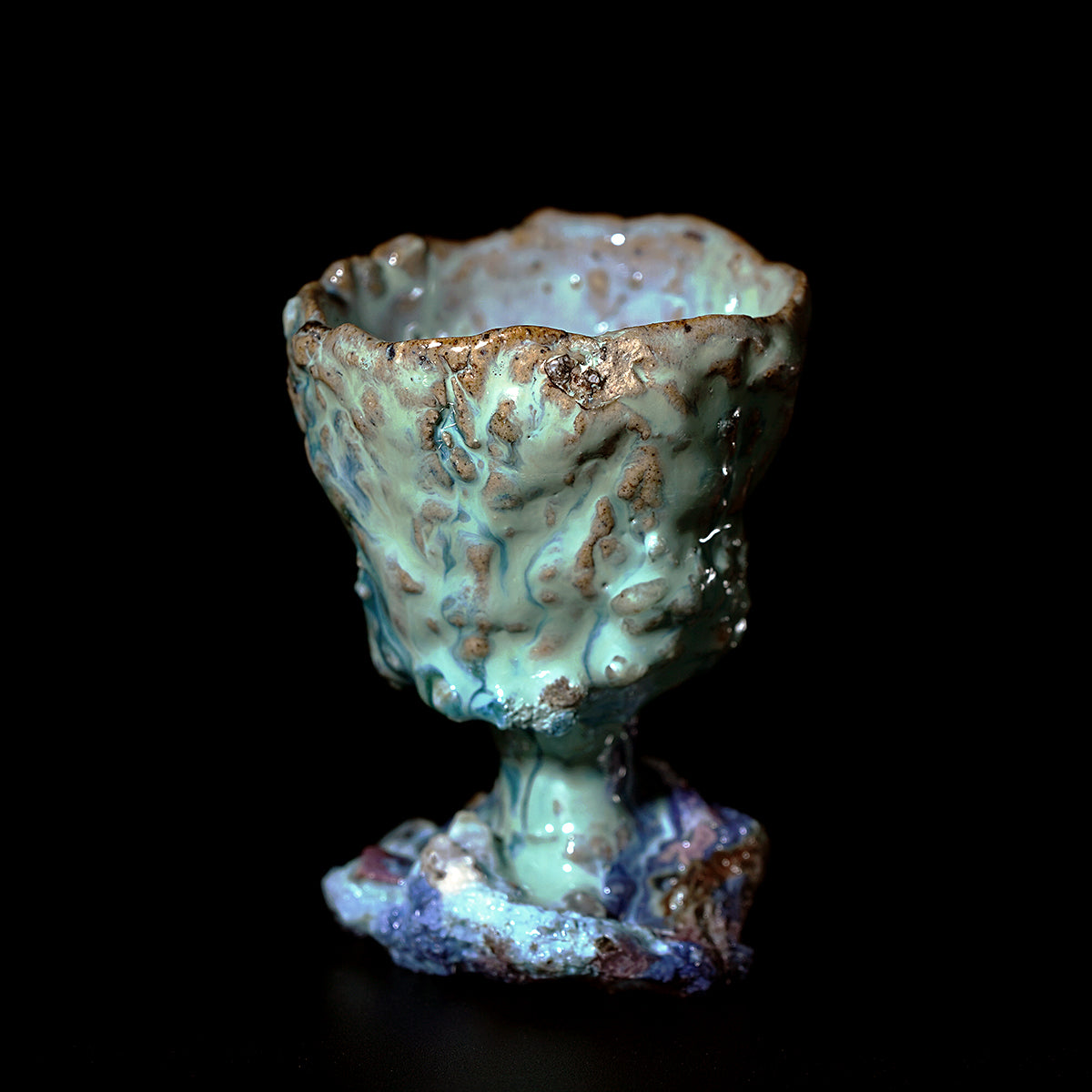 木ノ戸久仁子　稀晶石酒盃　KNKGN100