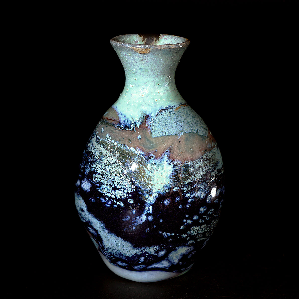 木ノ戸久仁子 稀晶石徳利 KNKSK018 – 白白庵（PAKUPAKUAN）