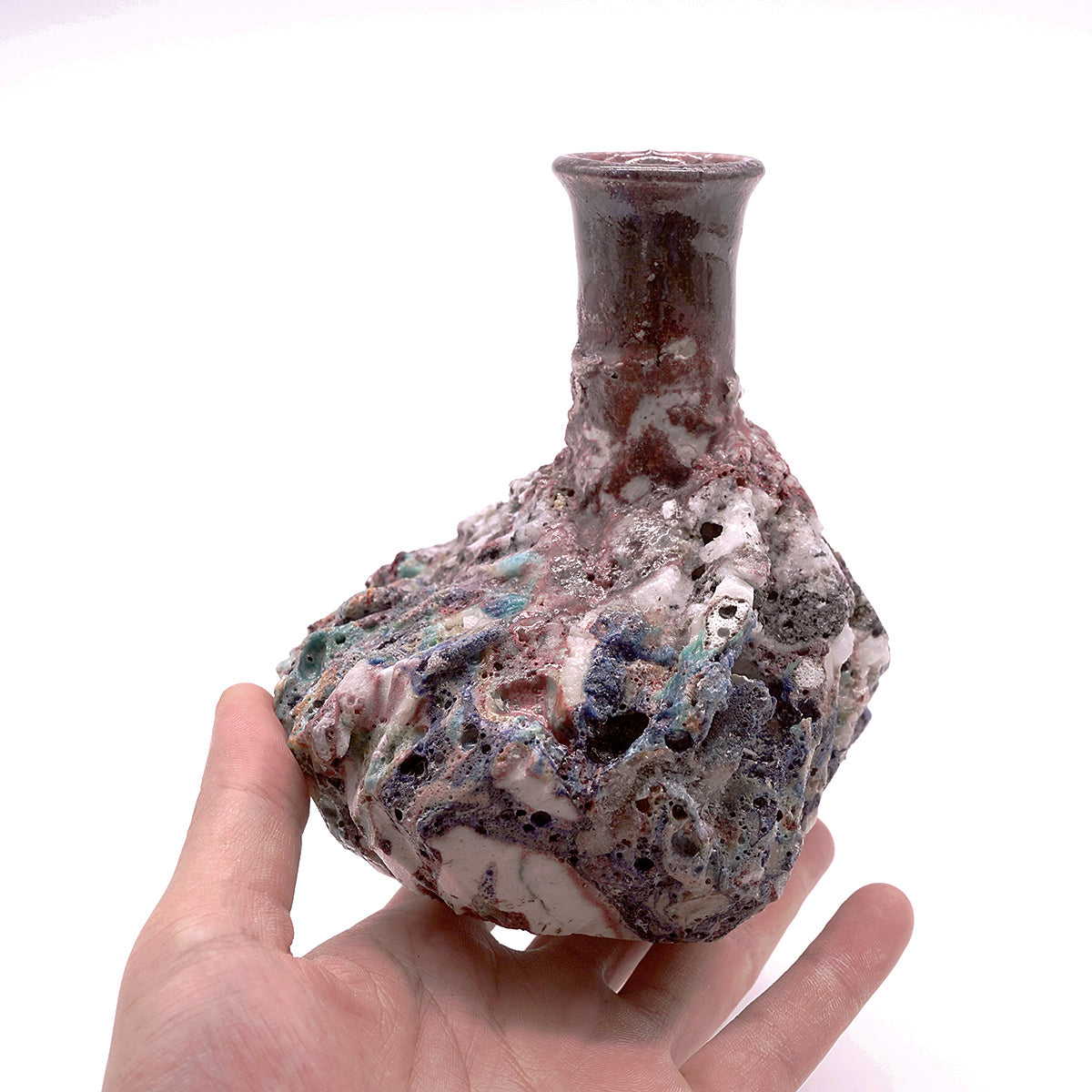 木ノ戸久仁子　稀晶石花器　KNKFV042