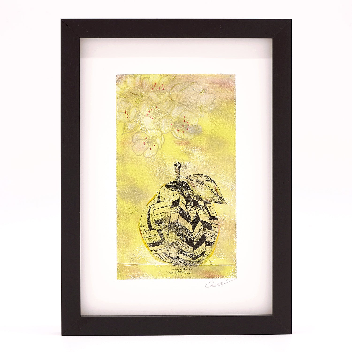 【期間限定】《Life with the Bloom》伊藤千穂　アクリル画「煌洋梨」　ITCBPN002