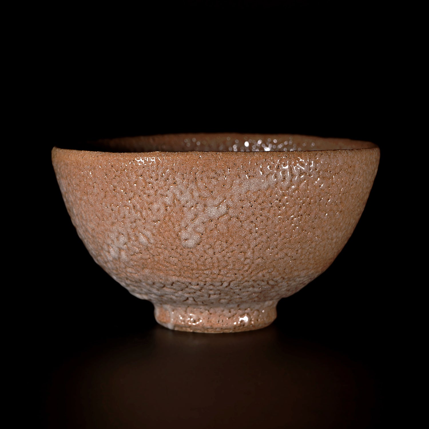 【期間限定】《Life with the Bloom》伊藤千穂　枇杷梅花皮茶碗　ITCBTB007