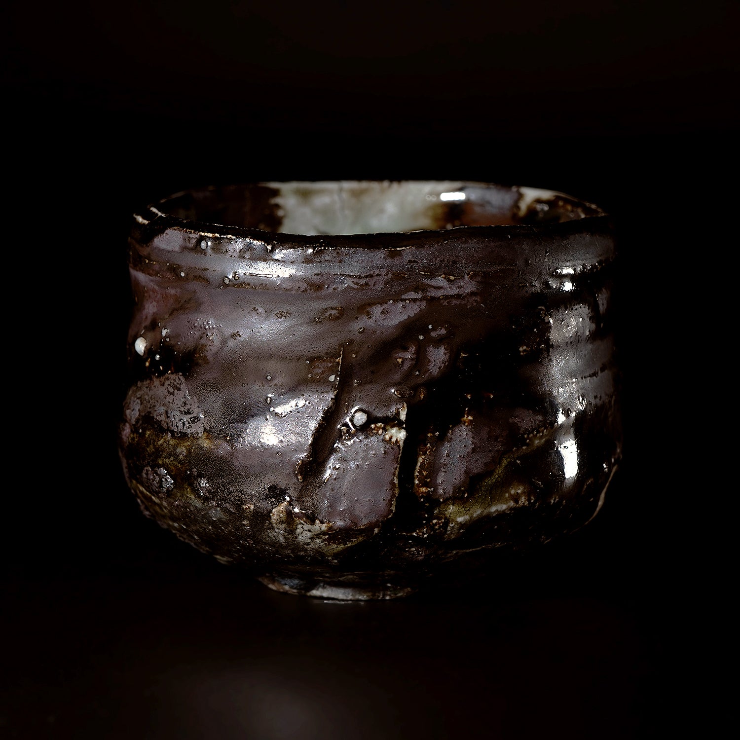 篠原希　信楽引出黒茶碗　SHNTB022P