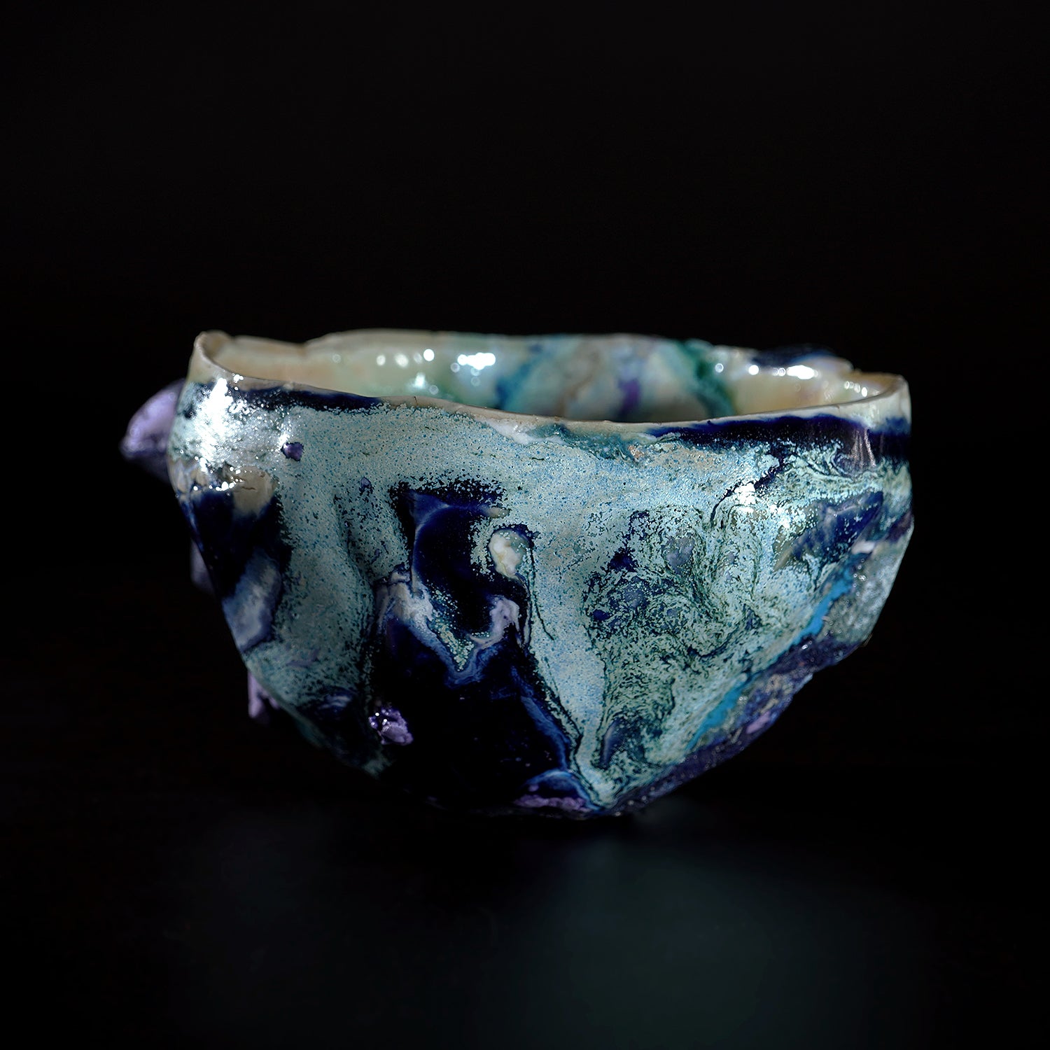 新品未使用　清泥子　井戸茶碗　道楽庵　ぐい呑み茶碗 新品未使用 清泥子 井戸茶碗 道楽庵 ぐい呑み茶碗 美術品・アンティーク・