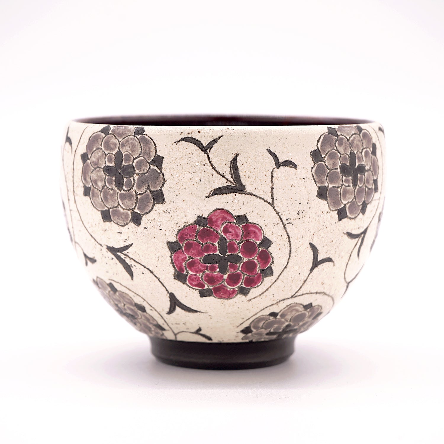 【期間限定】《Life with the Bloom》伊藤千穂　茶碗「アラベスクダリア」　ITCBTB027