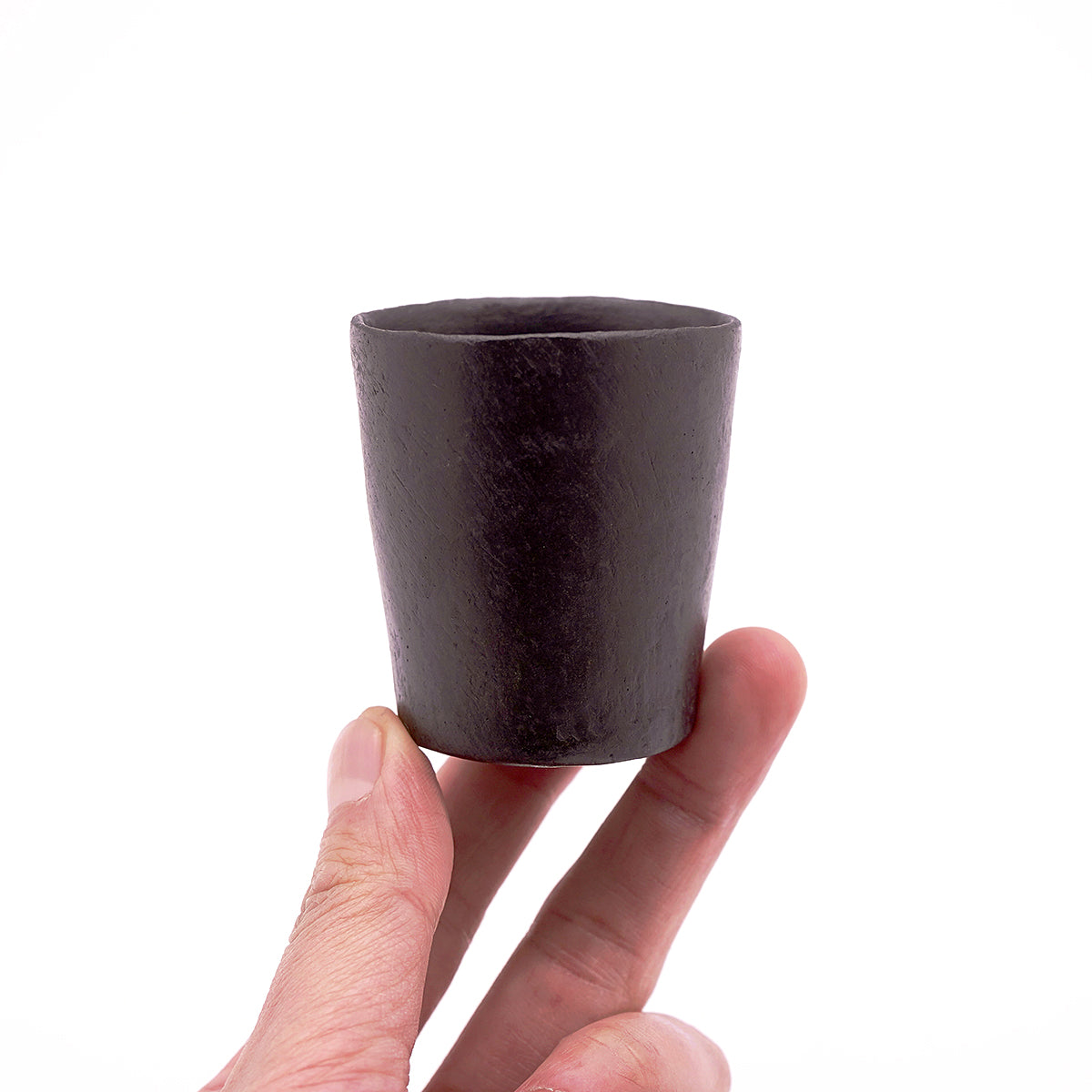 小野澤弘一　陶漆黒彩　盃　ONZGN014P