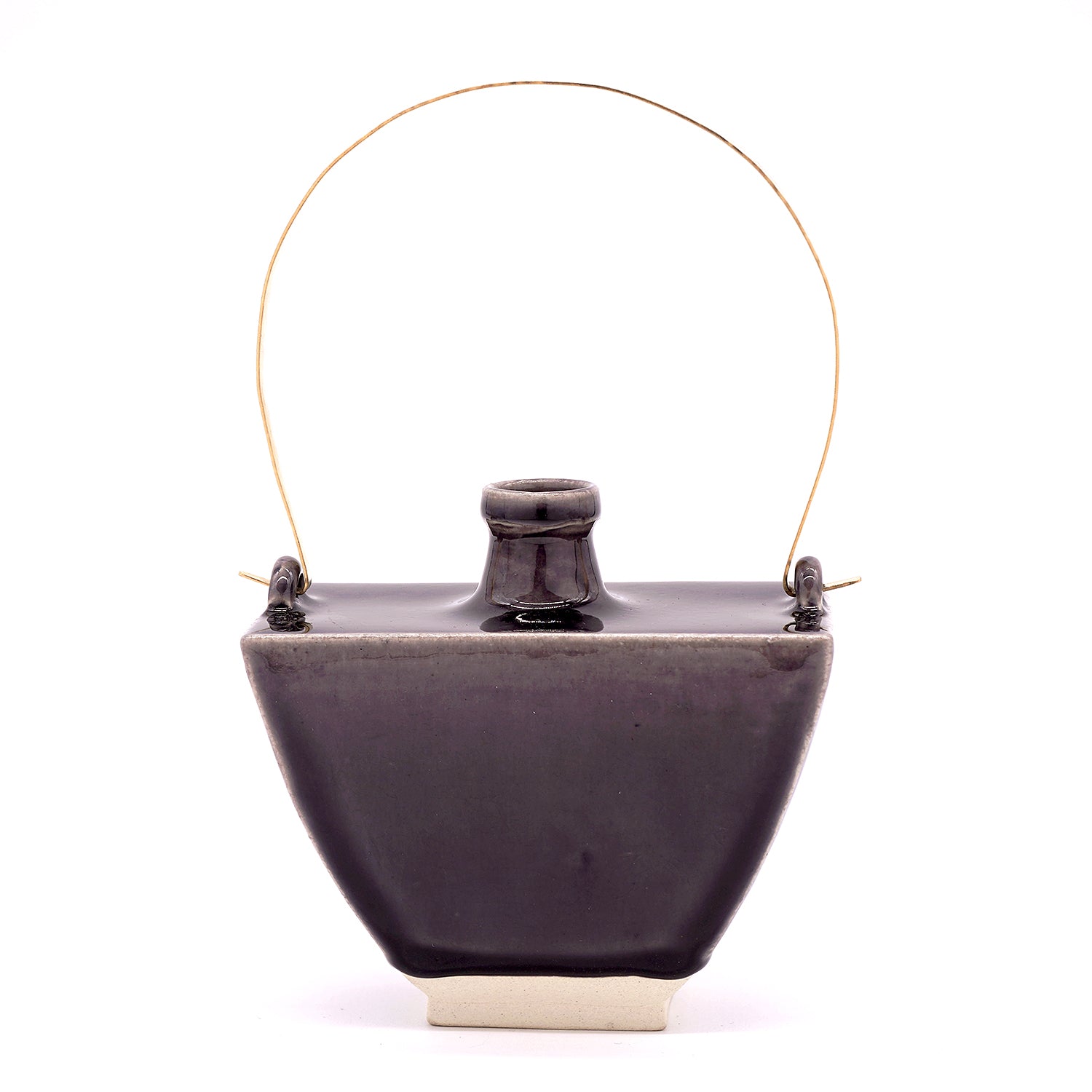 【期間限定】《Life with the Bloom》伊藤千穂　曹柱硝子手付き扁壺　ITCBFV010