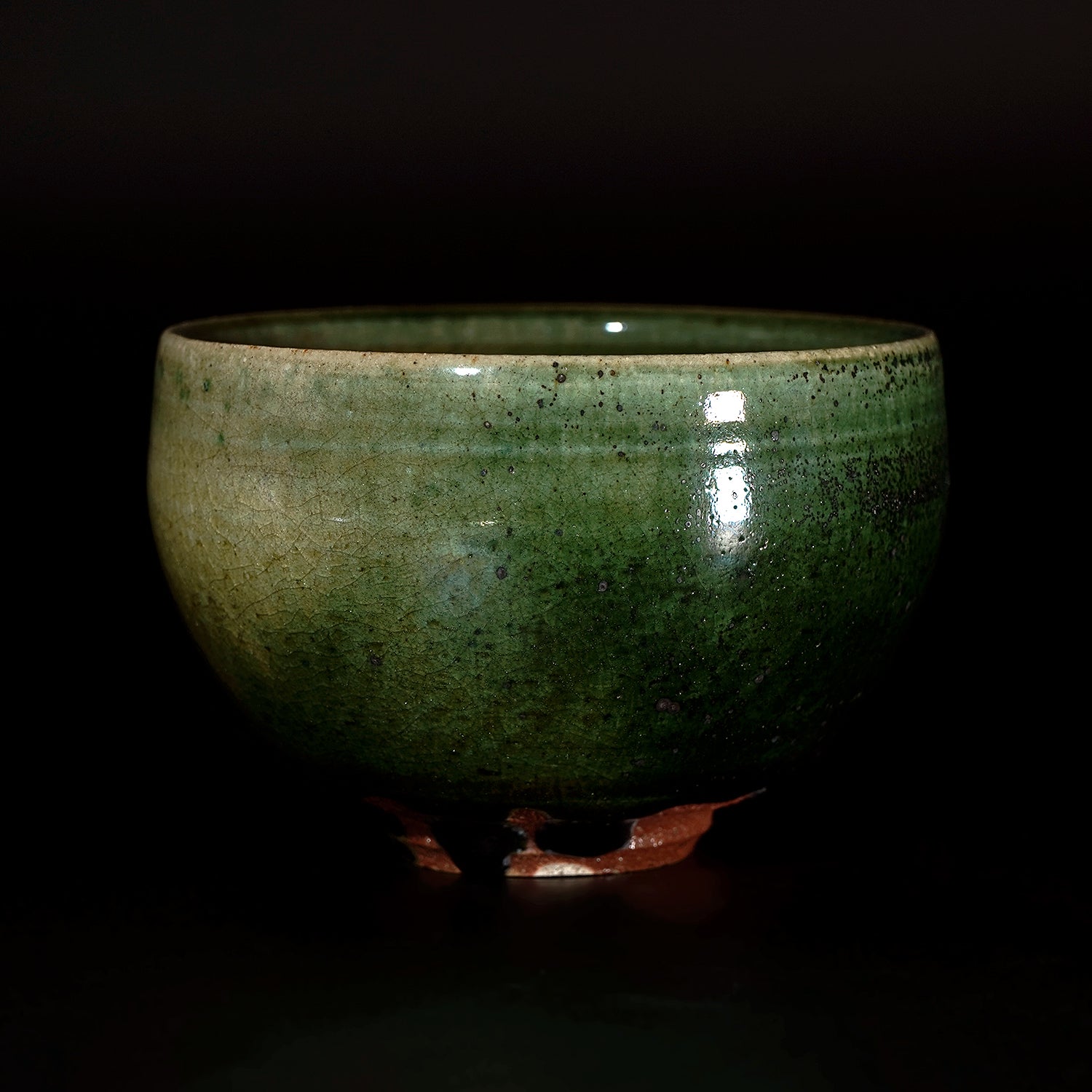 寺田鉄平 織部茶盌 TRDTB129 – 白白庵（PAKUPAKUAN）