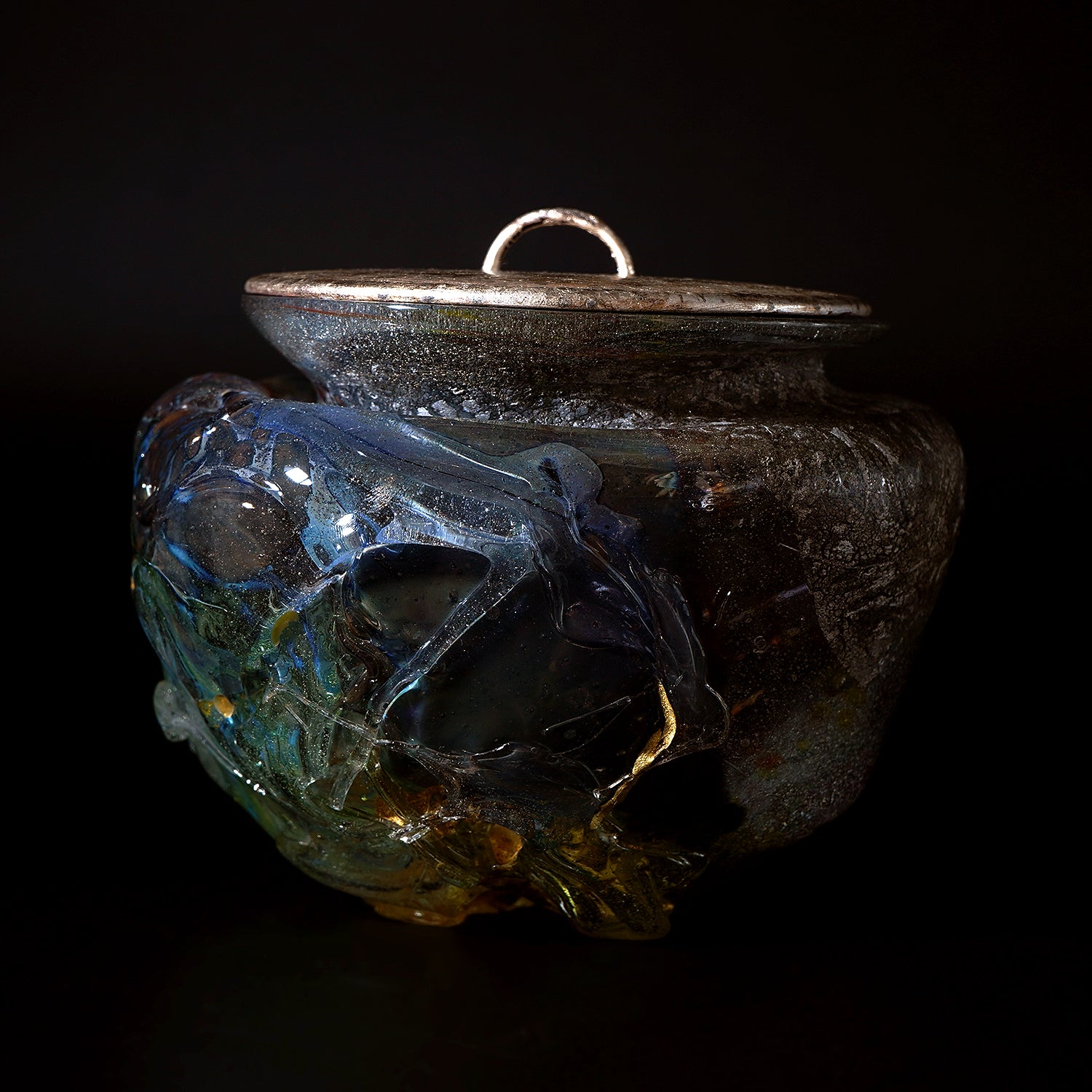 奥島圭二　玻璃水指　OKKTI004P