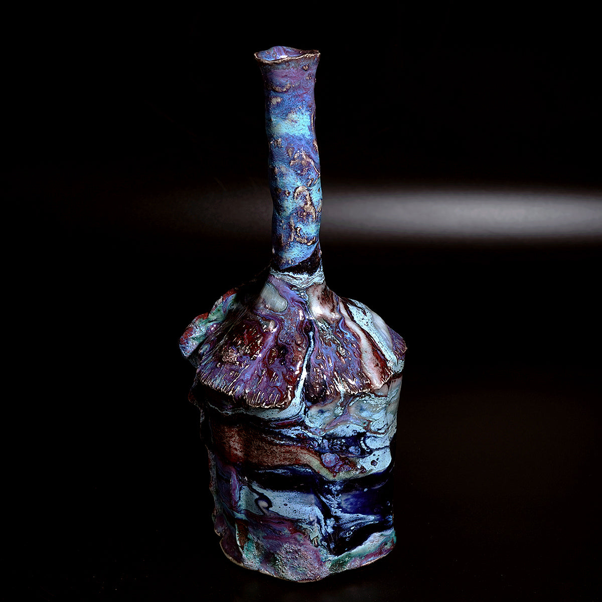 木ノ戸久仁子　稀晶石花器　KNKFV033