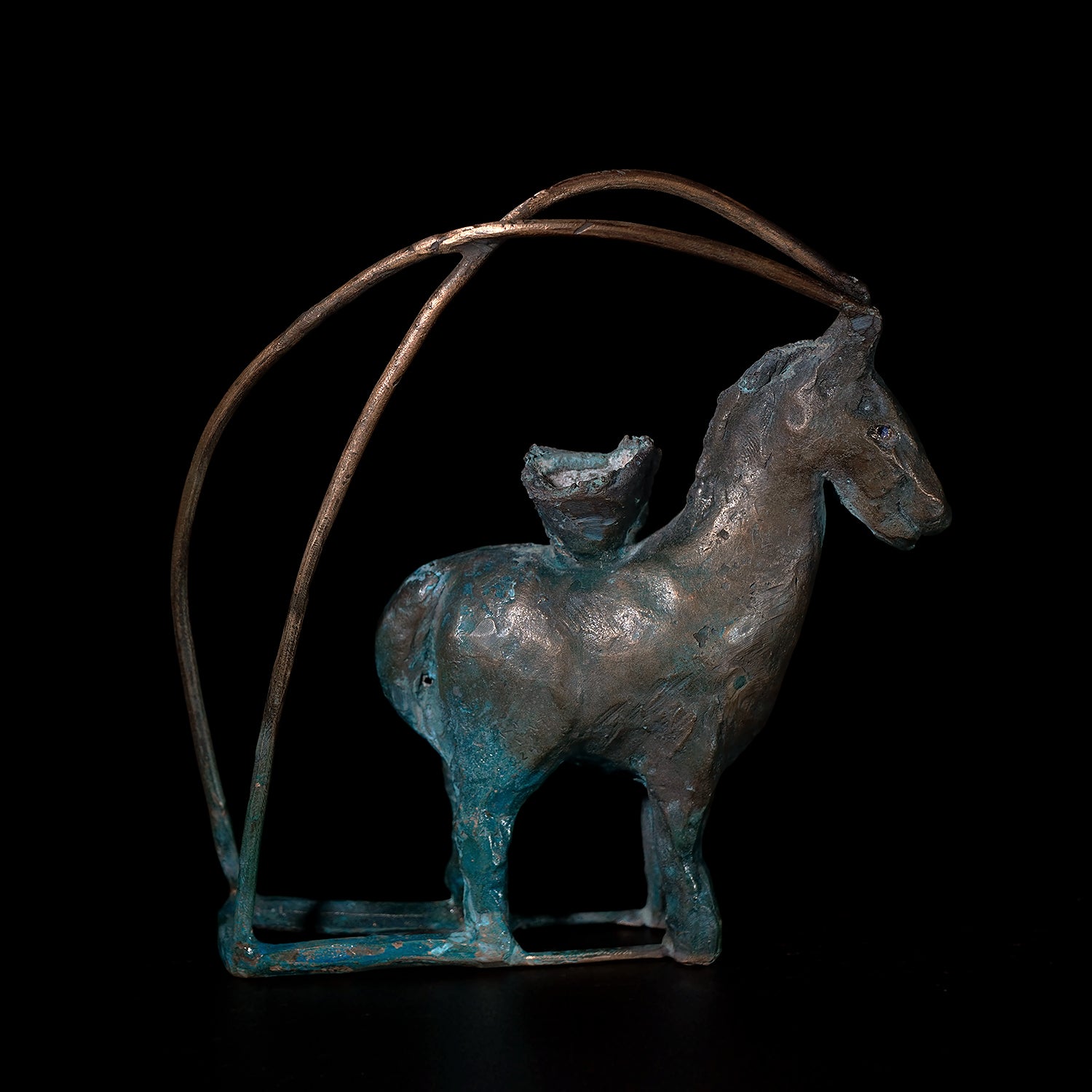 期間限定】《干支物☆縁起物展 2025》梶浦聖子 「むまの花立て