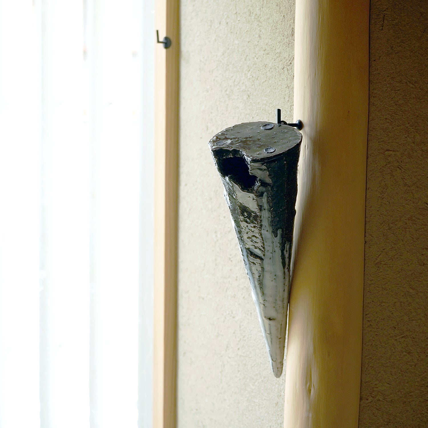 穂高隆児　朝鮮唐津花入　HDKFV017