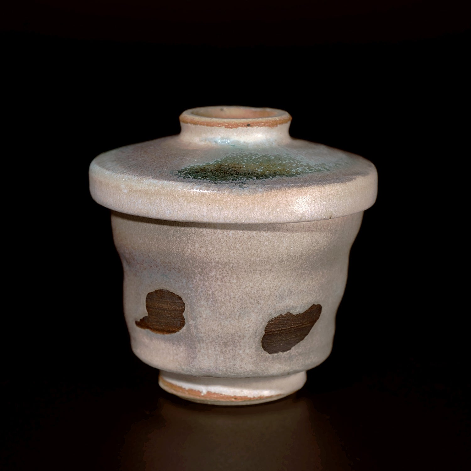 津田友子 蓋物 A 新緑 g-268 TSDTI087 – 白白庵（PAKUPAKUAN）