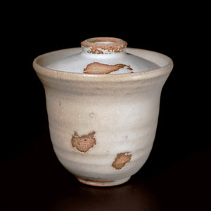 白磁瓶子 津田友子 蓋物 B 白石 g-270 TSDTI091 – 白白庵（PAKUPAKUAN）