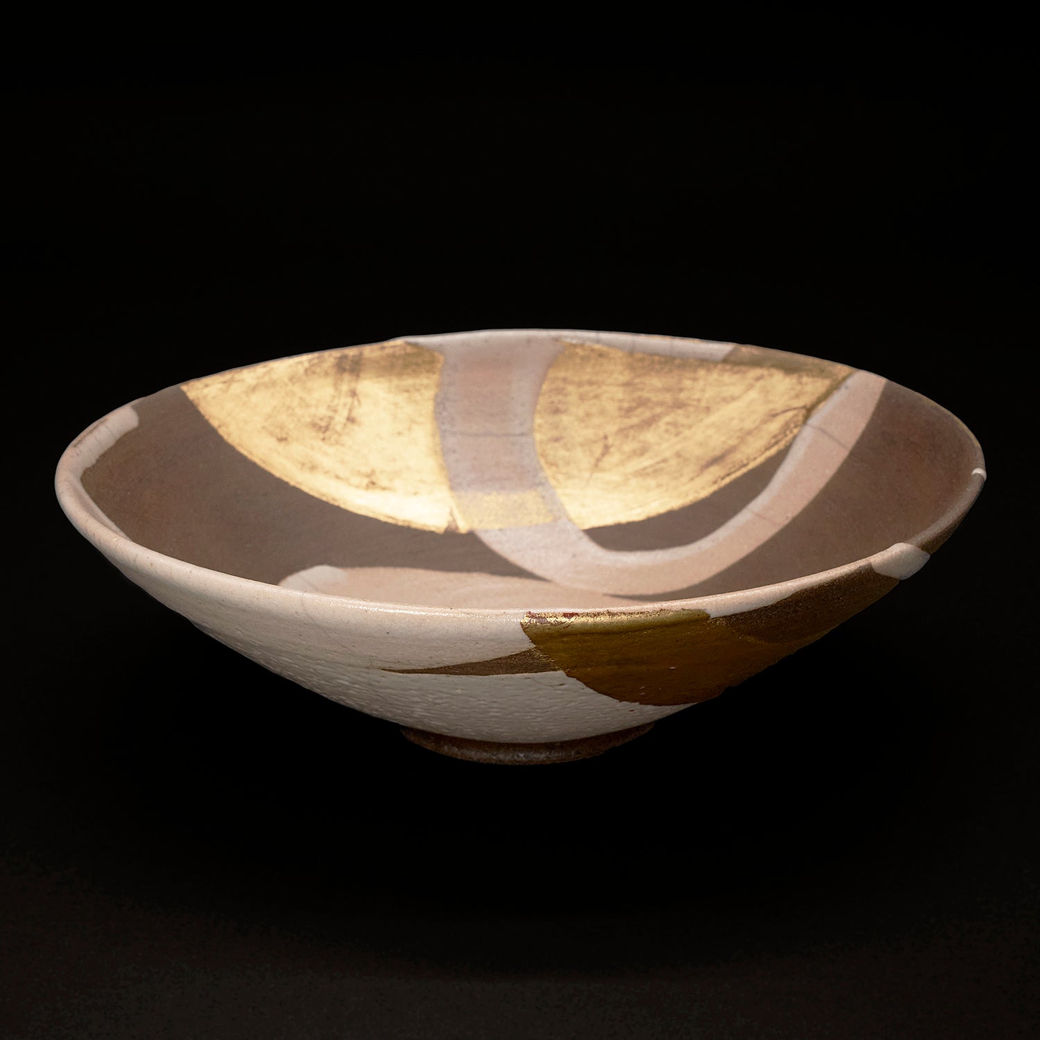 菱田賢治 金彩陶漆鉢 HSDPL009P – 白白庵（PAKUPAKUAN）