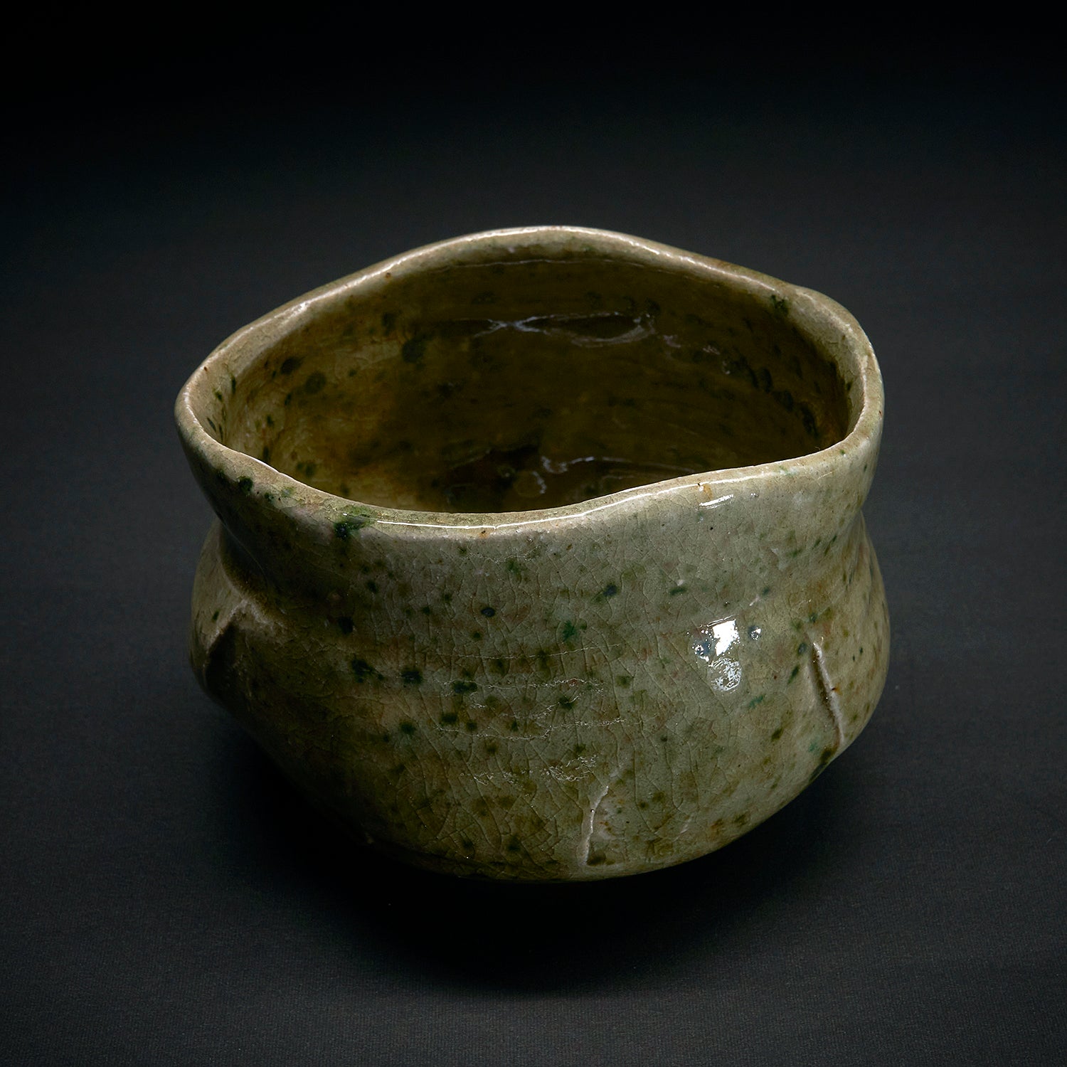 寺田鉄平 窯変織部茶盌 TRDTB149 – 白白庵（PAKUPAKUAN）