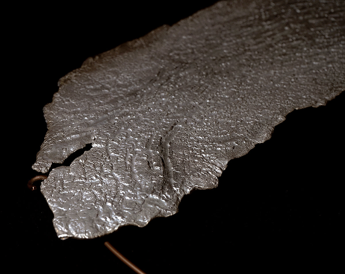 野田里美　銀樹 掛花入れ（月）　NODFV010P