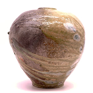 篠原希 信楽焼締丸壺 SHNFV009P – 白白庵（PAKUPAKUAN）