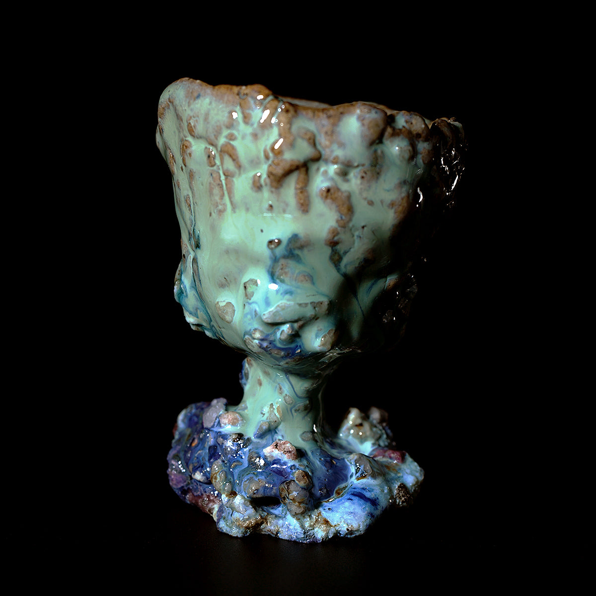 木ノ戸久仁子　稀晶石酒盃　KNKGN100