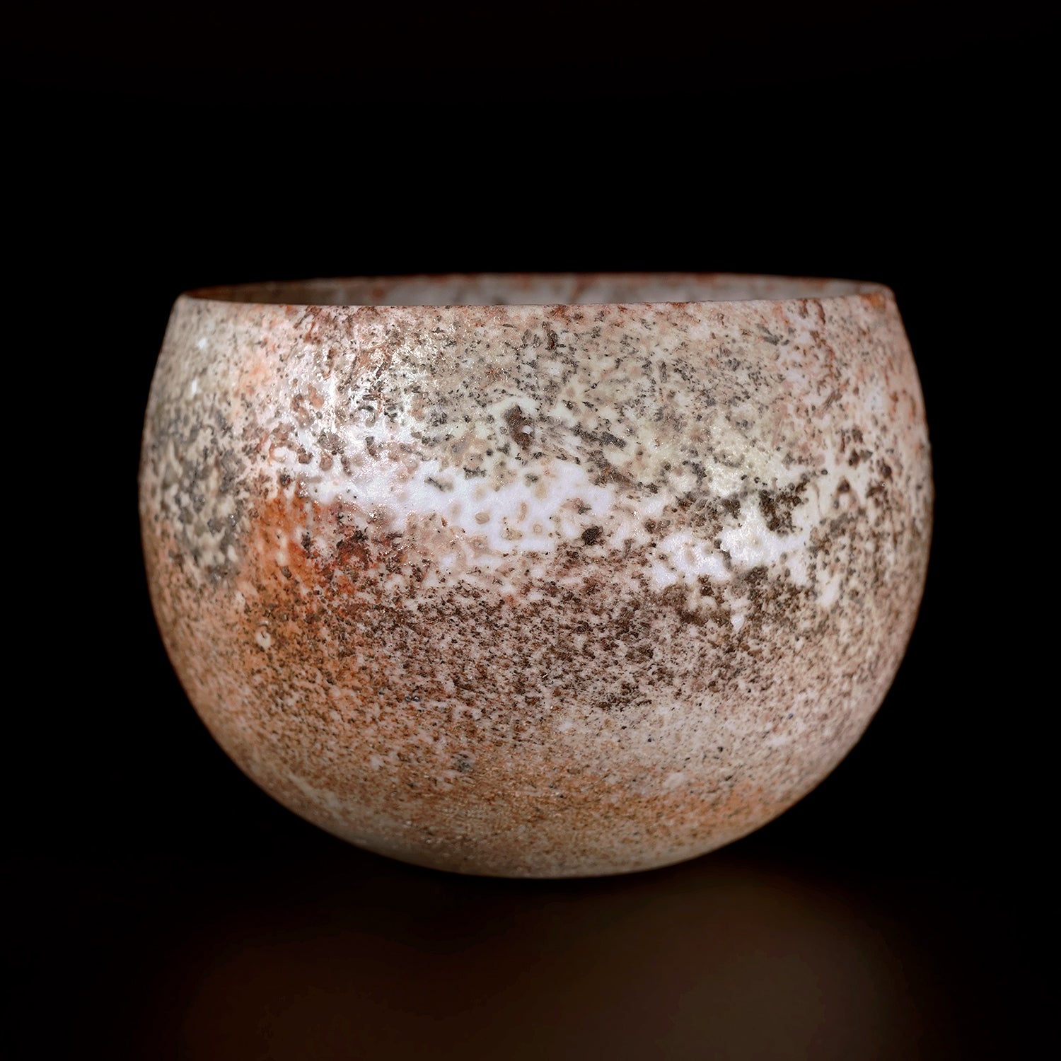 松本治幸　白磁窯変碗　HRYTB016