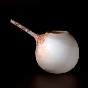 1483  冠音窯 松本幹治郎 創作白磁　雲層文  趣石　3客　未使用 松本郁美 35D 灰釉彫文陶箱（オリエンタル文） ｜ 暮らしのうつわ花田