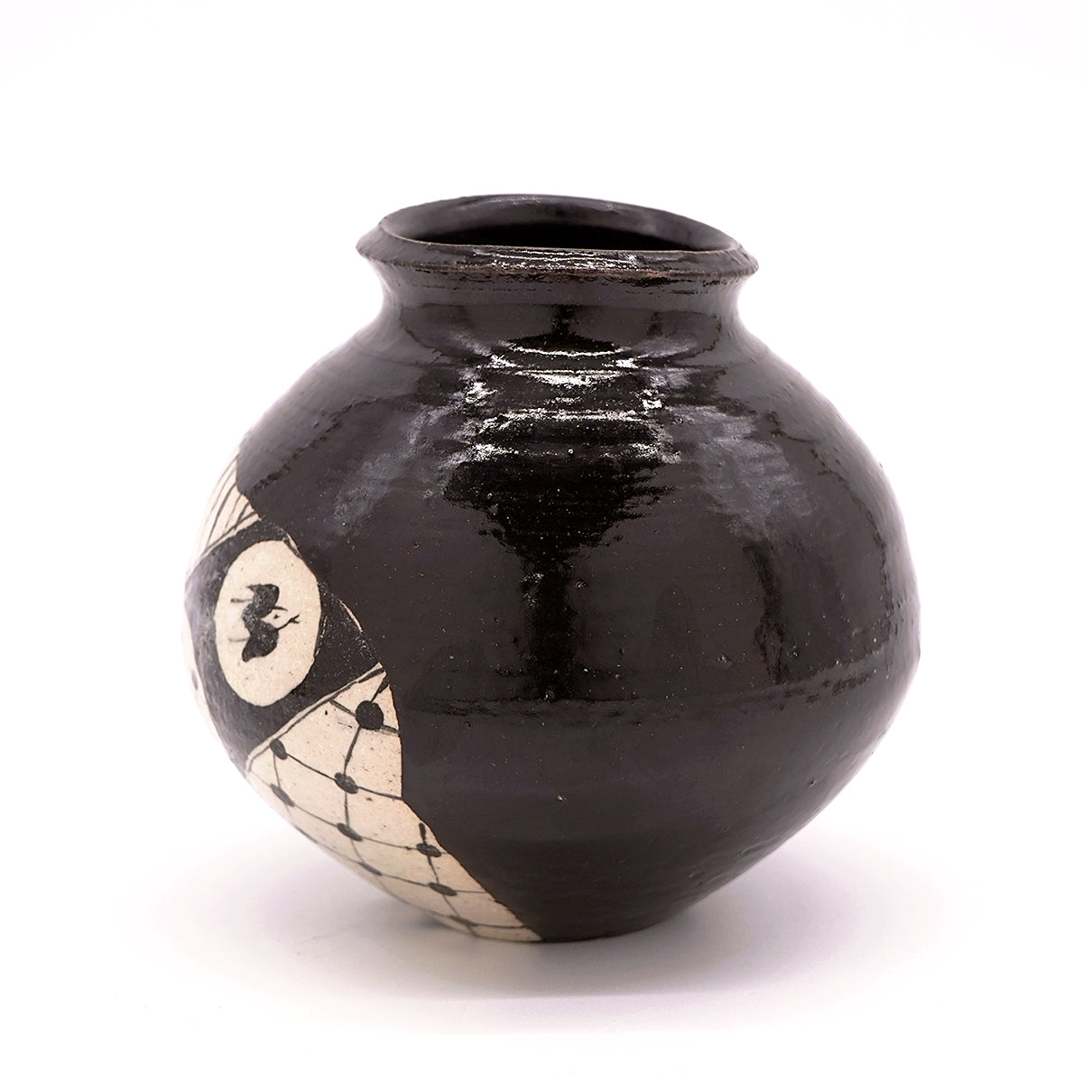 【期間限定】《Life with the Bloom》伊藤千穂　黒織部花器　ITCBFV006