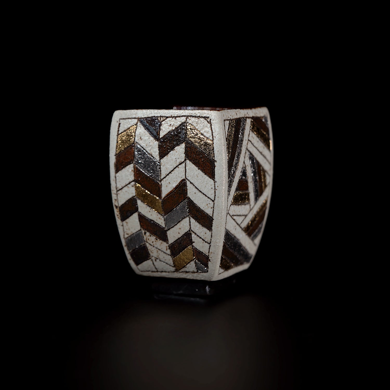 【期間限定】《Life with the Bloom》伊藤千穂　「煌」四方ぐい呑　ITCBGN003