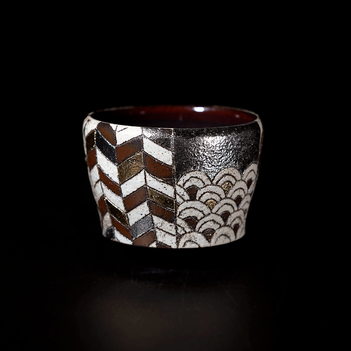 【期間限定】《Life with the Bloom》伊藤千穂　「煌髑髏」ぐい呑　ITCBGN048